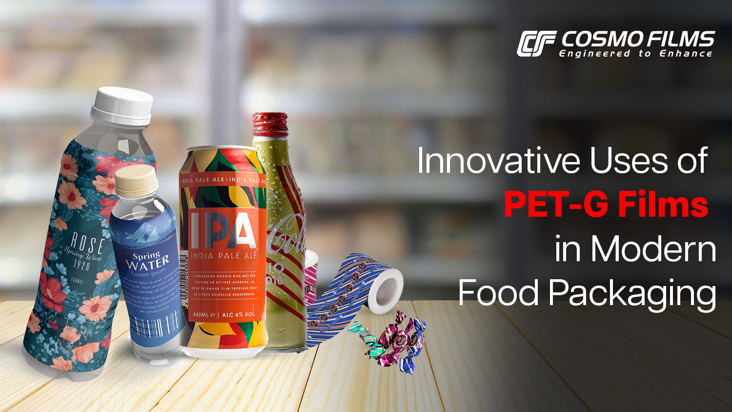 Aplicaciones innovadoras de películas PET-G en el envasado de alimentos
